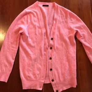 J crew cotton/cashmere cardigan